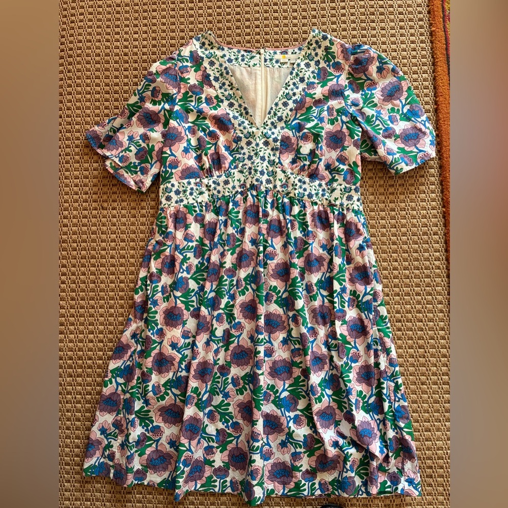 Boden Multicolor Floral Dress